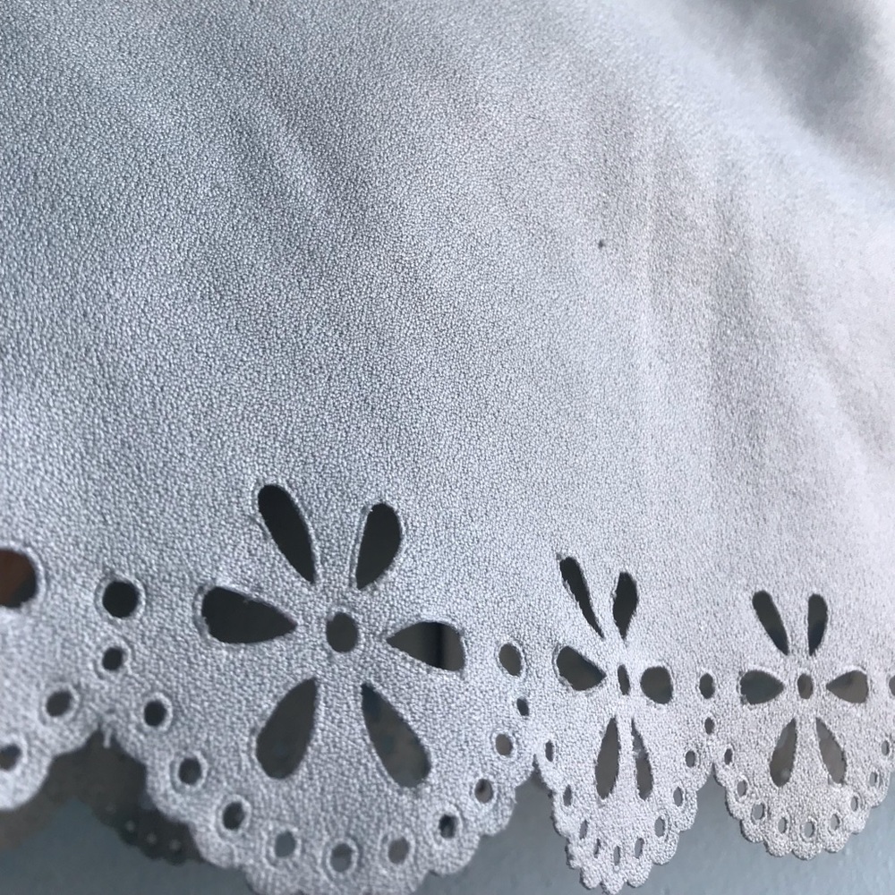 Mini skirt • Sky/Powder blue • S • Thigh length